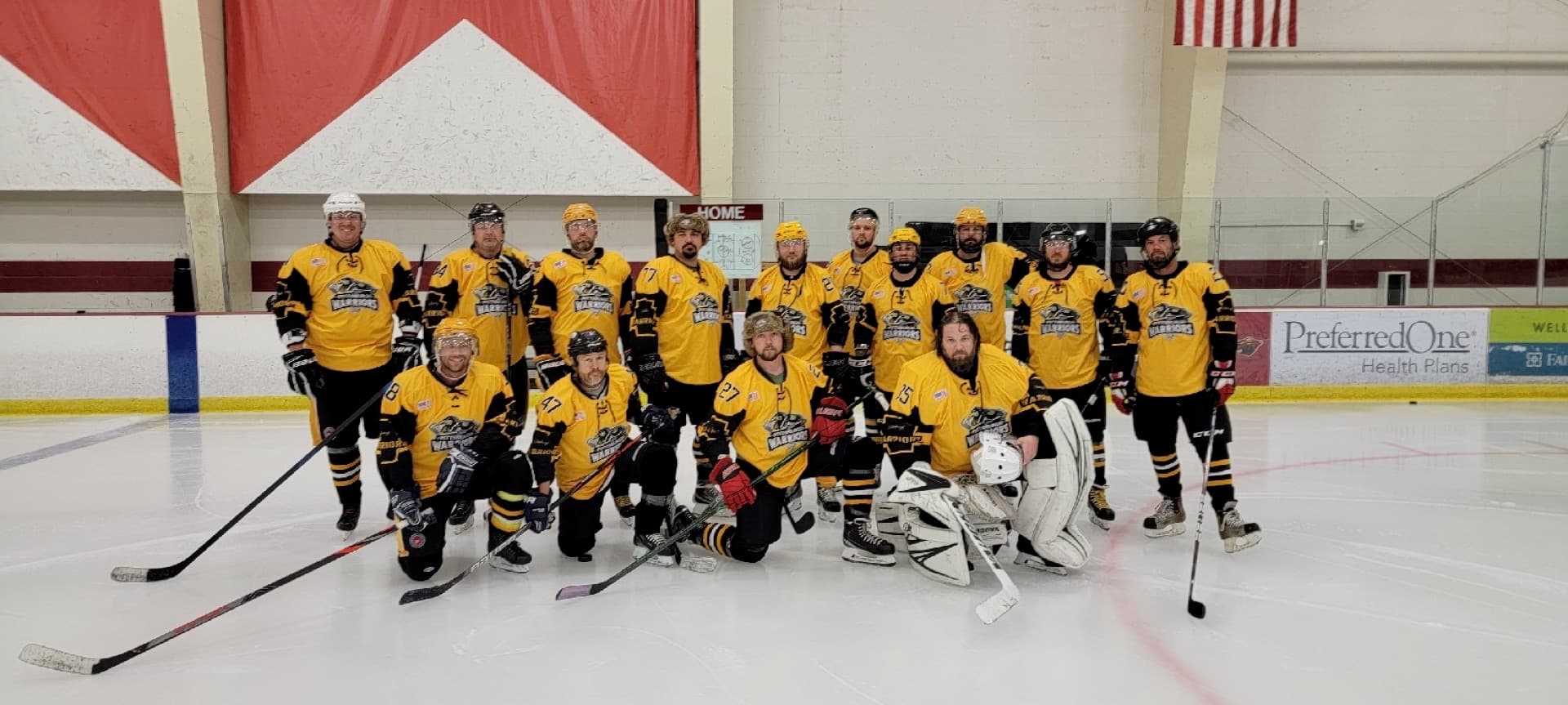 Pittsburgh Warriors Gold team photo