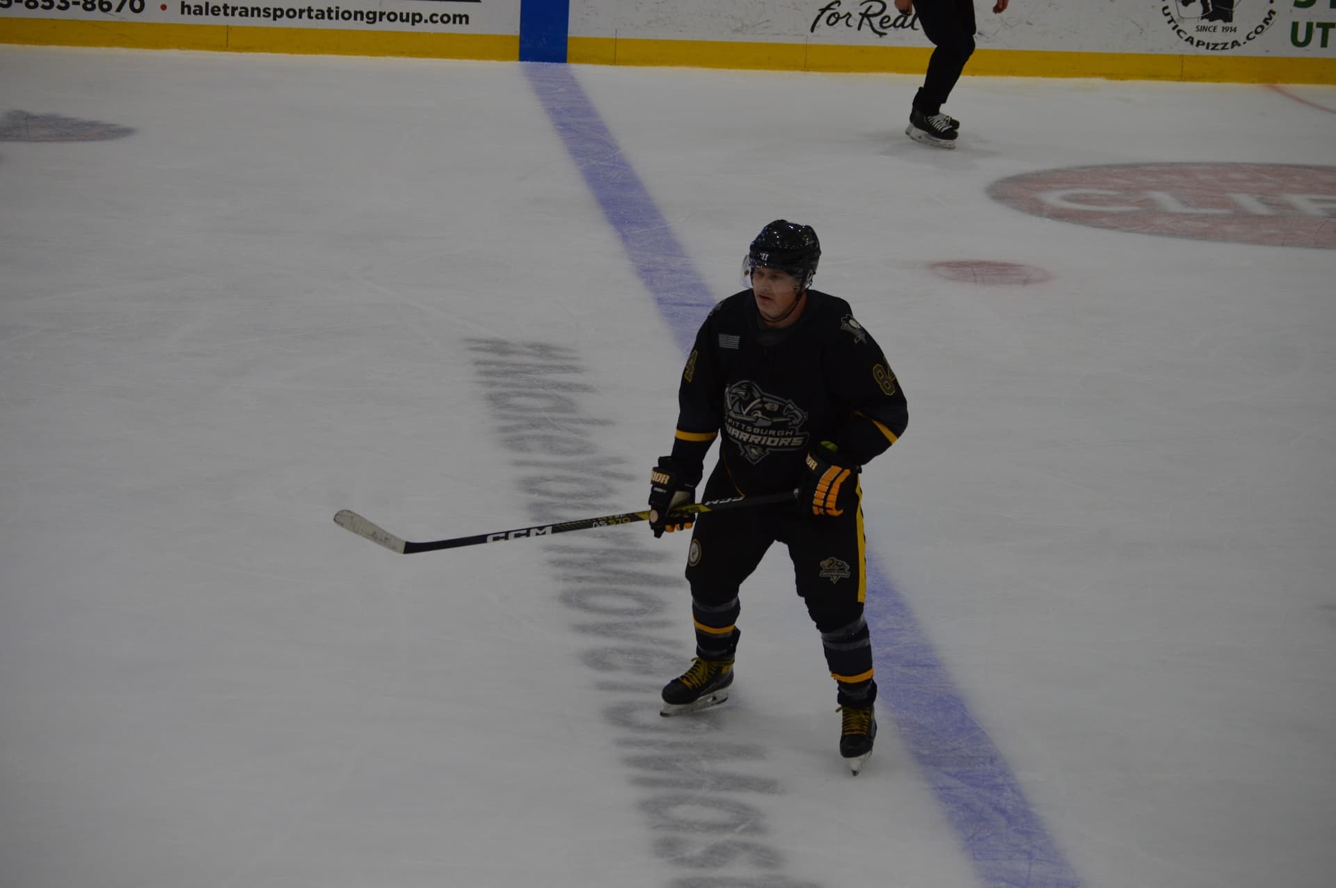 Pittsburgh Warriors player in live game action
